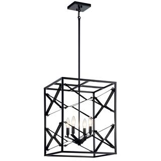 Kichler Lighting Sevan 4-Light Foyer Pendant Black