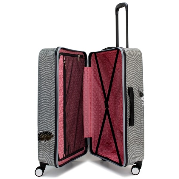 medium 4 wheel hard suitcase