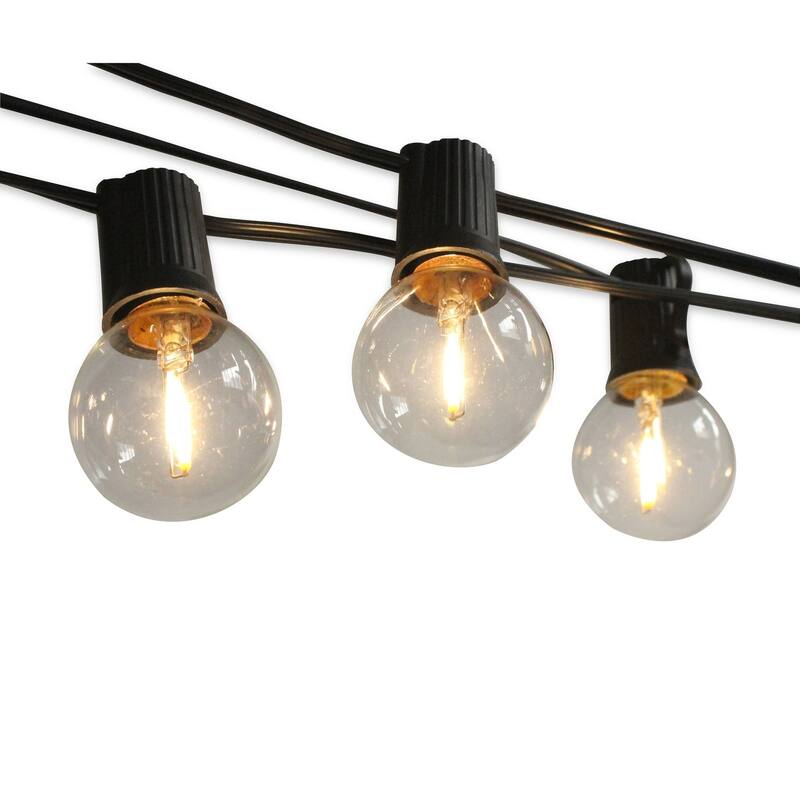 LEDPAX 100-Light 100 ft. Indoor and Outdoor LED String Light, Black