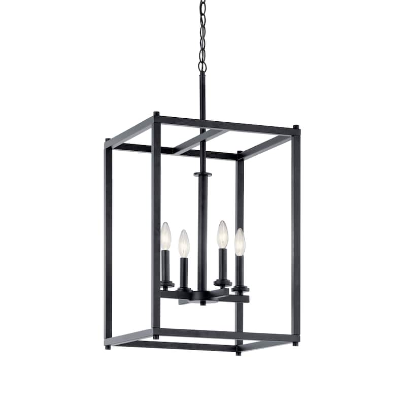 Kichler Lighting Crosby 4-Light Foyer Pendant Black