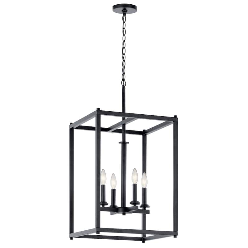 Kichler Lighting Crosby 4-Light Foyer Pendant Black