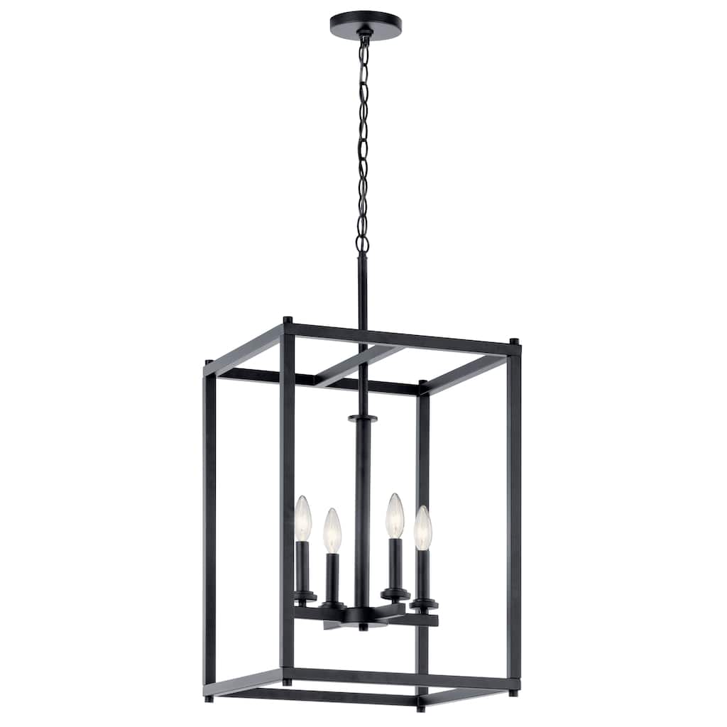 Kichler Lighting Crosby 4-Light Foyer Pendant Black