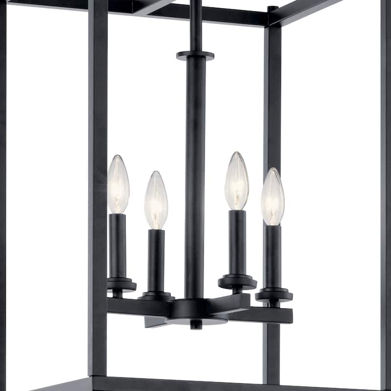 Kichler Lighting Crosby 4-Light Foyer Pendant Black