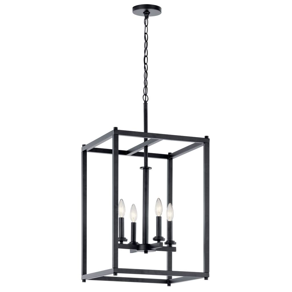 Kichler Lighting Crosby 4-Light Foyer Pendant Black