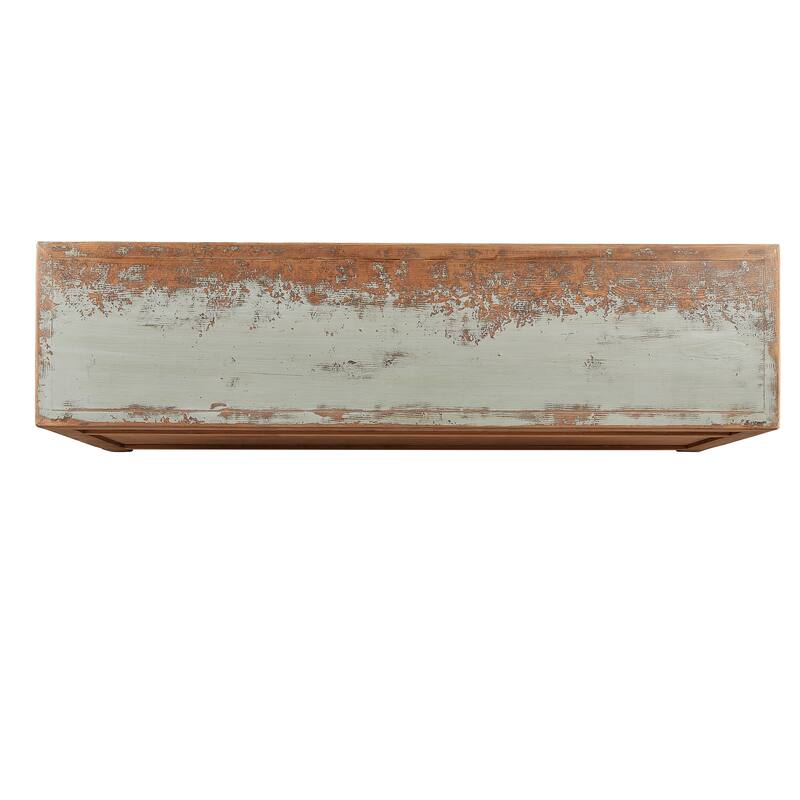 New Haven Distressed Pine Sideboard with Metal Hardware