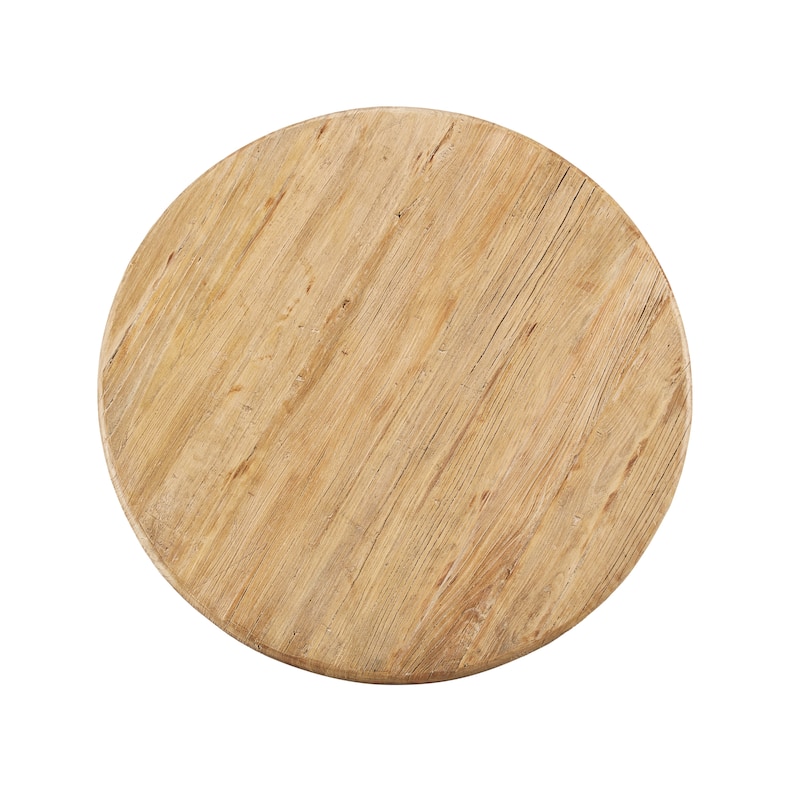 Newport Circular Elm Coffee Table - 36.5-inch diameter