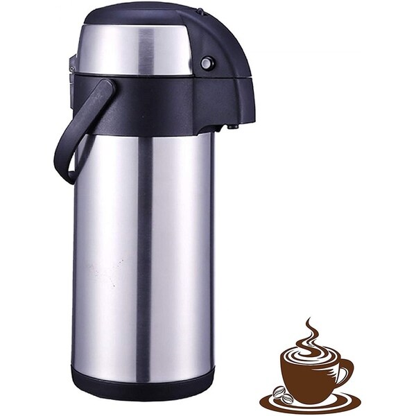 Shop 101 Oz (3L) Thermal Coffee Carafe and Coffee Server/Soft Push ...
