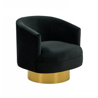 Divani Casa Basalt Modern Black Fabric Accent Chair - Bed Bath & Beyond ...