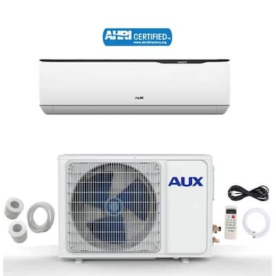 AUX 12000 BTU MINI Split Ductless Air Conditioner 115V 17 SEER 12Ft