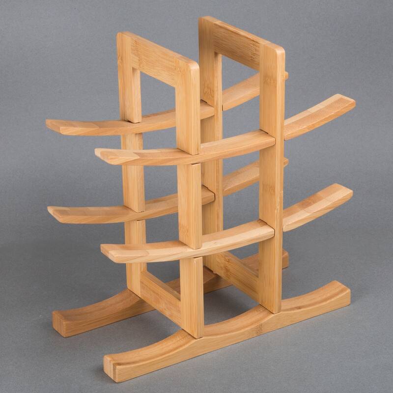 Creative Home Bamboo Wine Bottle Rack - N/A