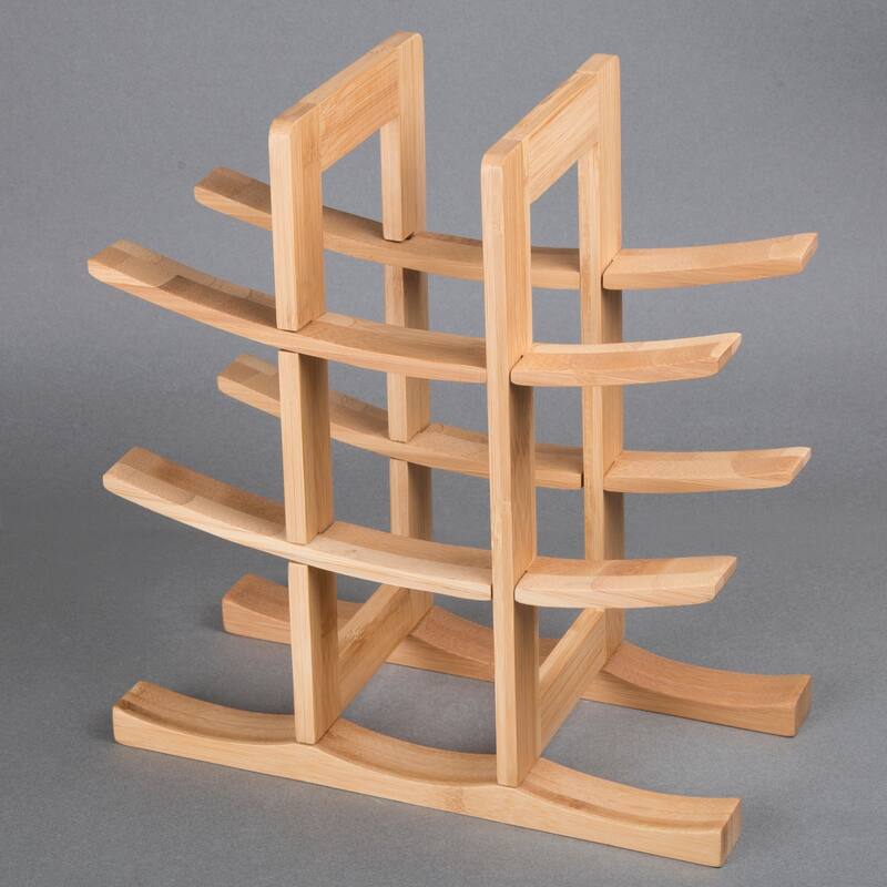 Creative Home Bamboo Wine Bottle Rack - N/A