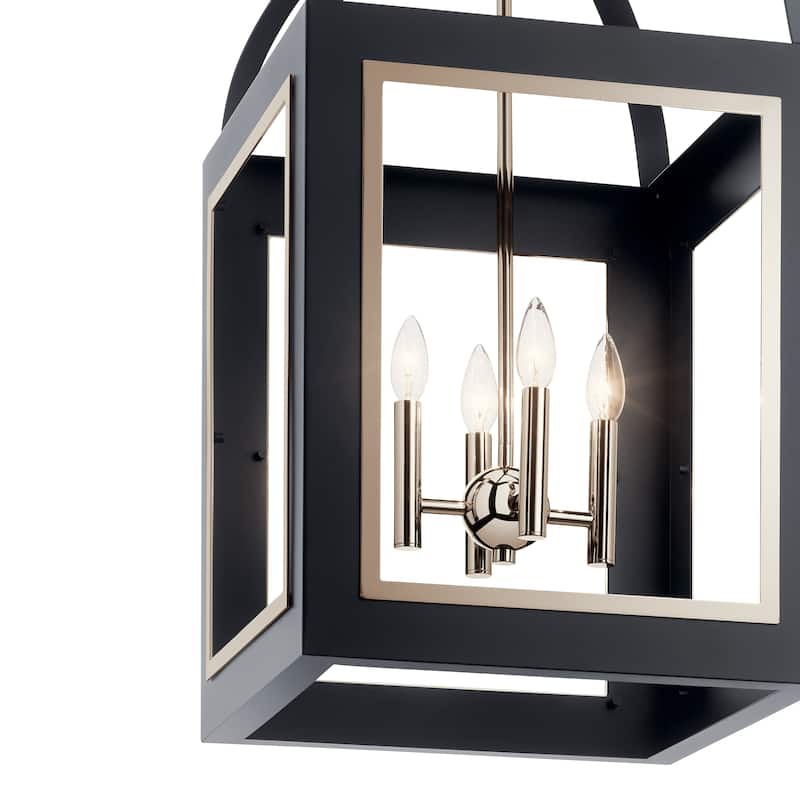 Kichler Lighting Vath 4-Light Large Foyer Pendant Black