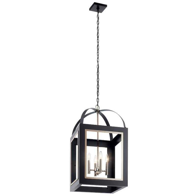 Kichler Lighting Vath 4-Light Large Foyer Pendant Black