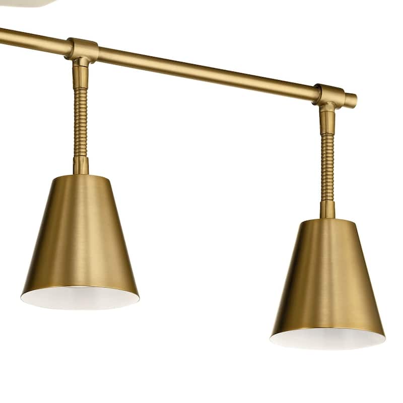 Kichler Lighting Sylvia 4-Light Rail Light Brushed Natural Brass