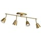 preview thumbnail 2 of 1, Kichler Lighting Sylvia 4-Light Rail Light Brushed Natural Brass