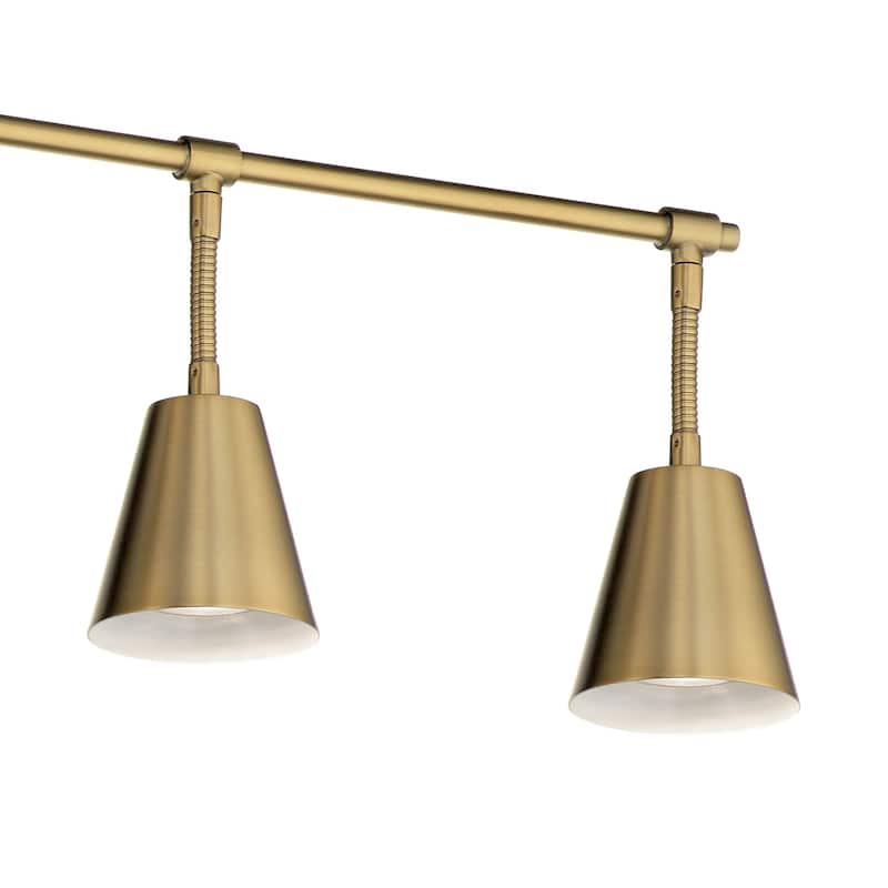 Kichler Lighting Sylvia 4-Light Rail Light Brushed Natural Brass