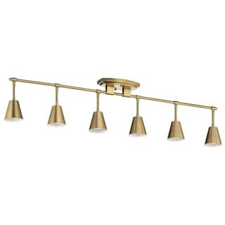 Kichler Lighting Sylvia 4-Light Rail Light Brushed Natural Brass