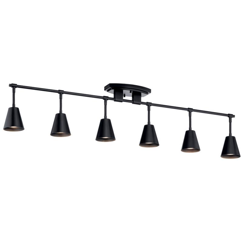 Kichler Lighting Sylvia 4-Light Rail Light Black