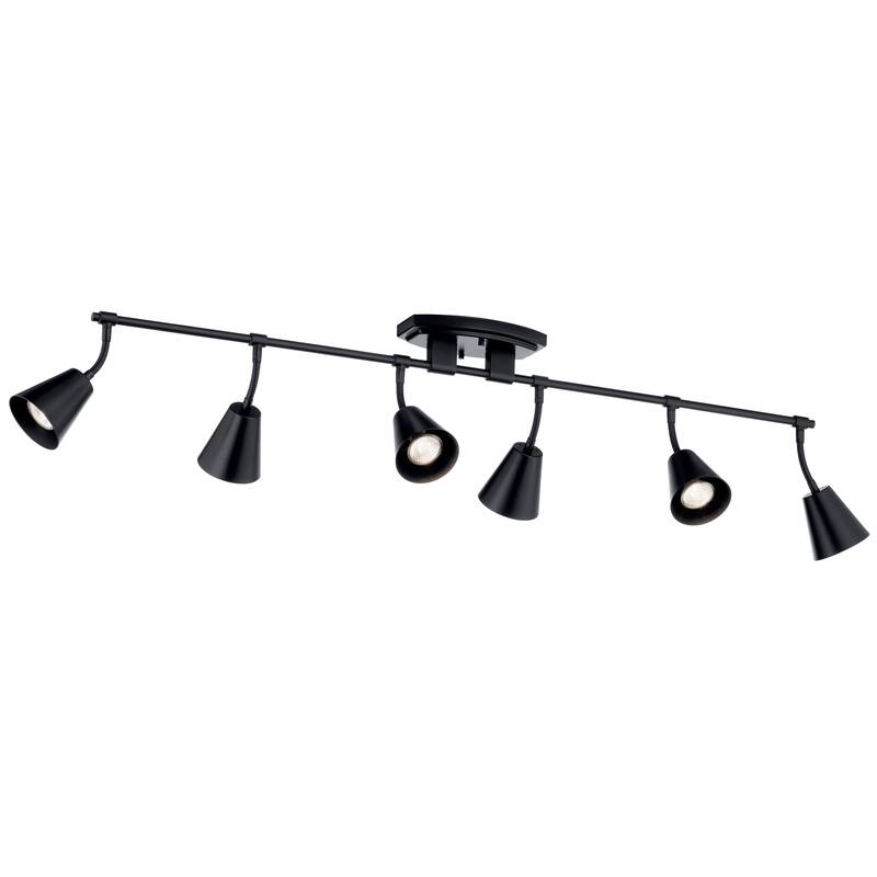 Kichler Lighting Sylvia 4-Light Rail Light Black