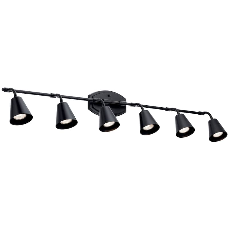 Kichler Lighting Sylvia 4-Light Rail Light Black