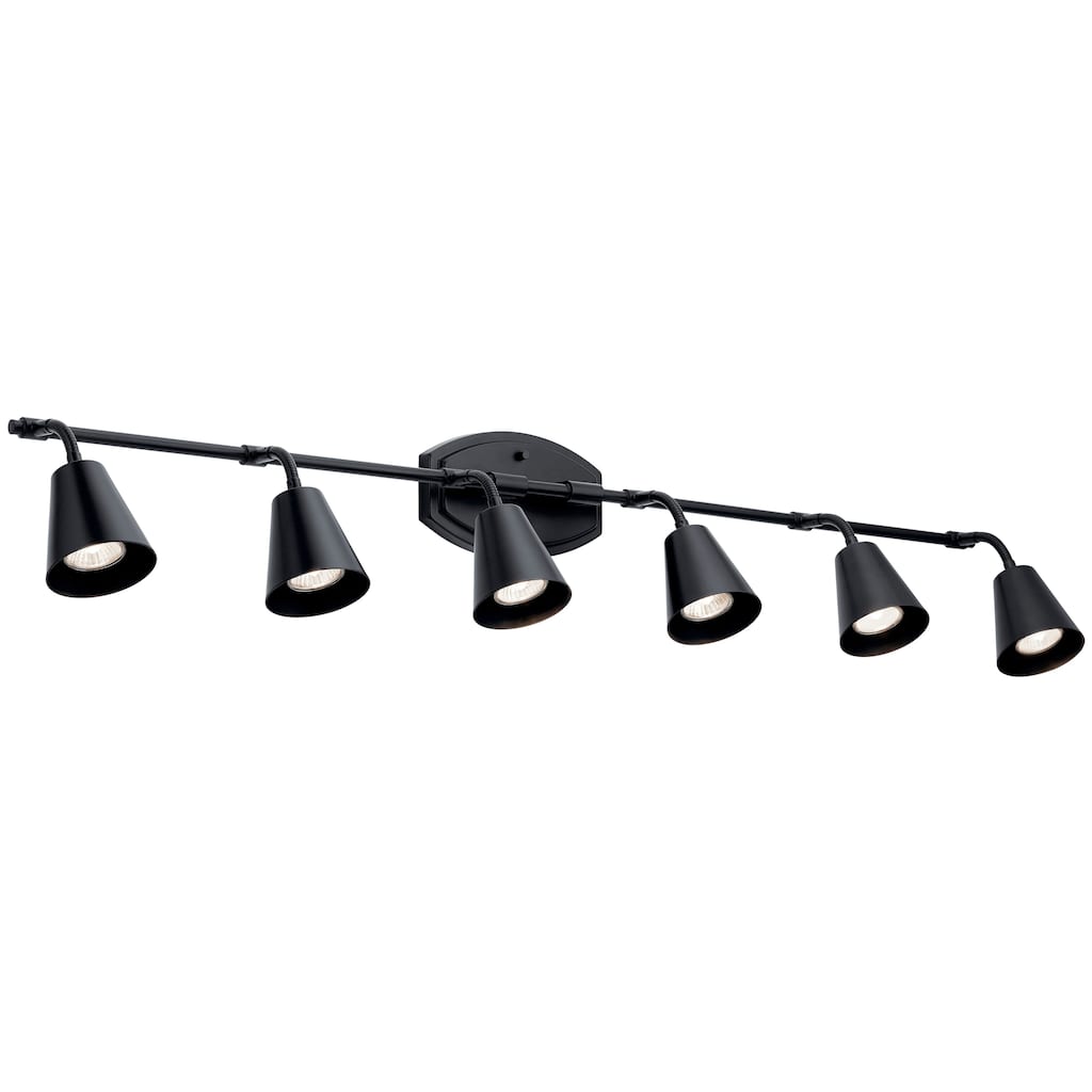 Kichler Lighting Sylvia 4-Light Rail Light Black
