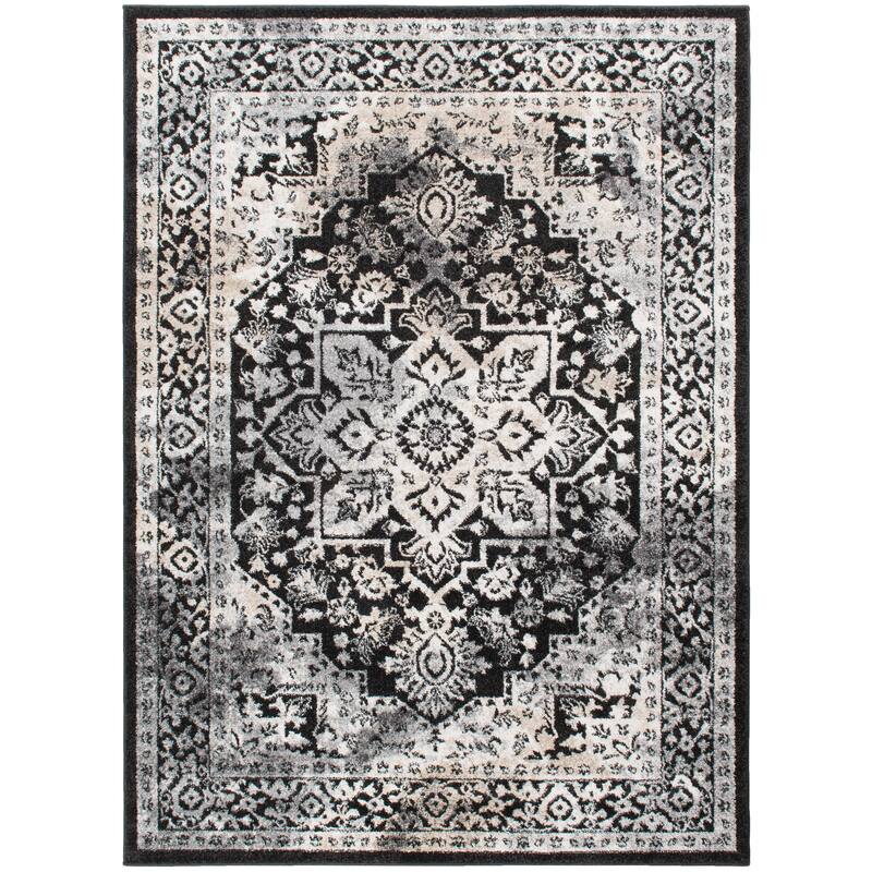 Augusta Heather - 5'3"x7'3" - Black