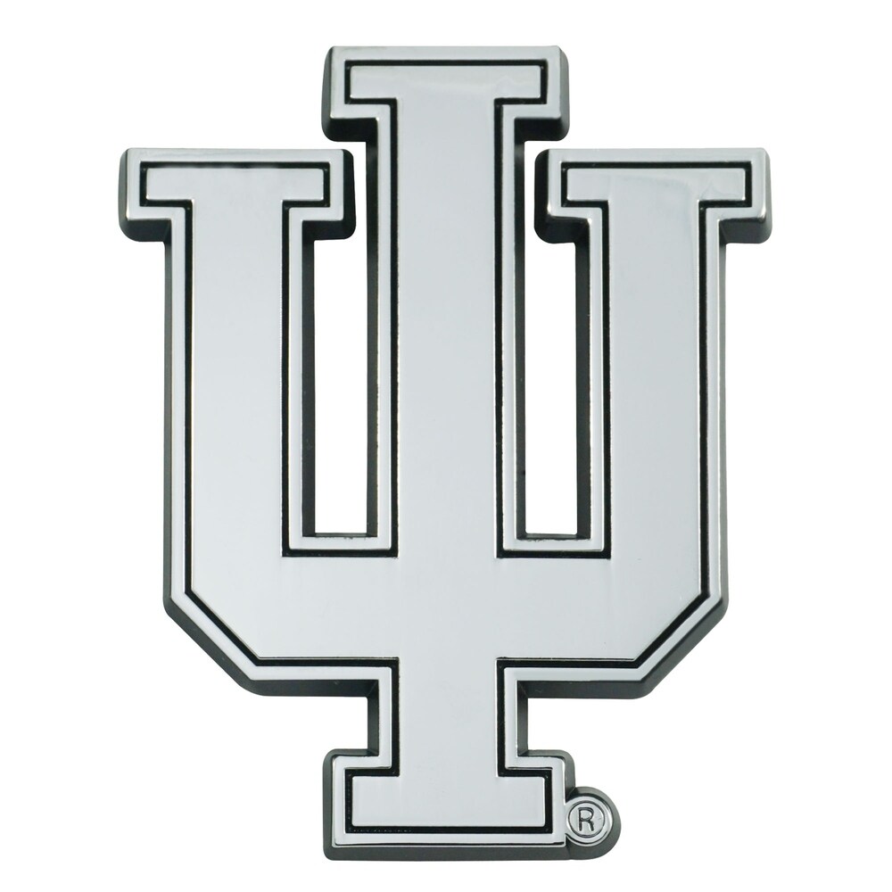 FANMATS Indiana University Chrome Emblem