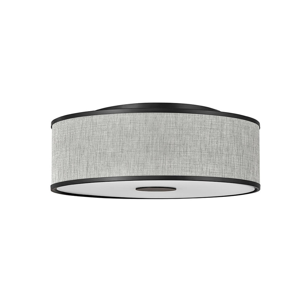 fabric flush mount light