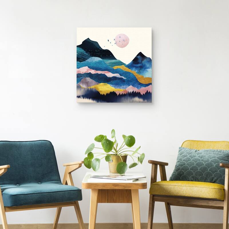 Blue Mountain II by Willowbrook Fine Art Canvas Art Print