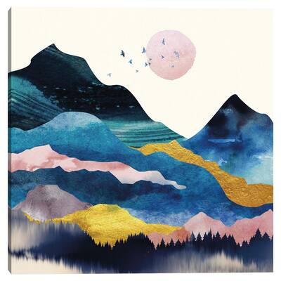 Blue Mountain II by Willowbrook Fine Art Canvas Art Print