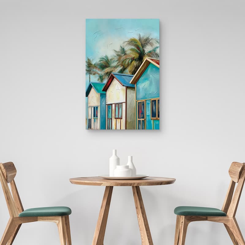 Cabana Trio by Studio Arts Canvas Art Print