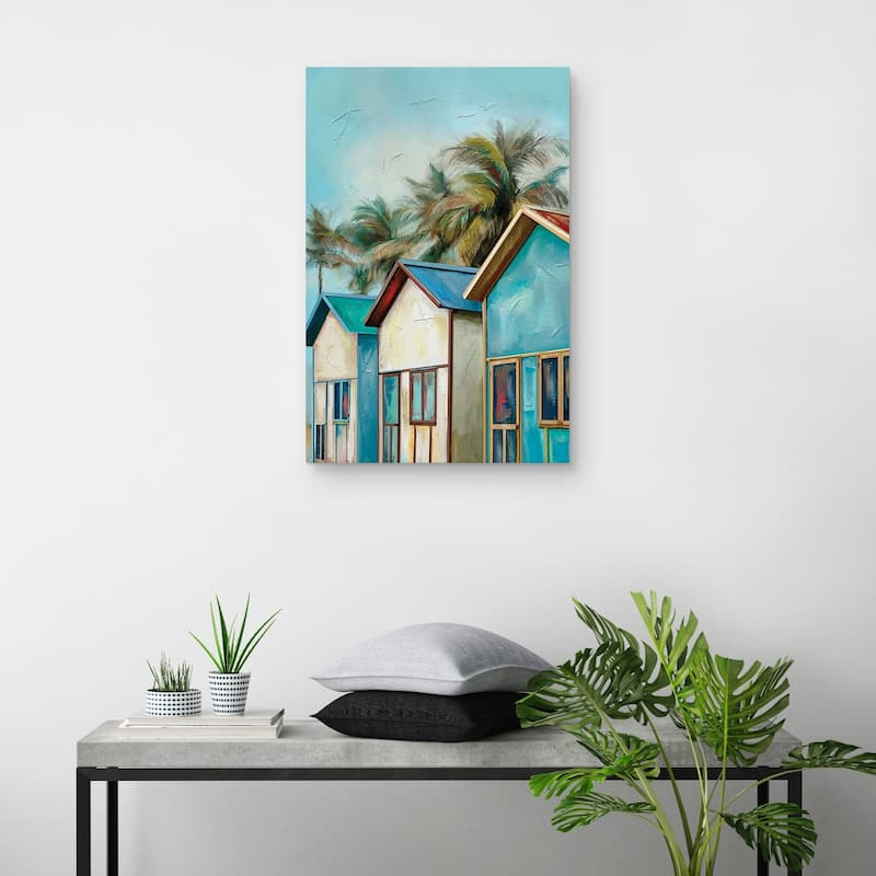 Cabana Trio by Studio Arts Canvas Art Print