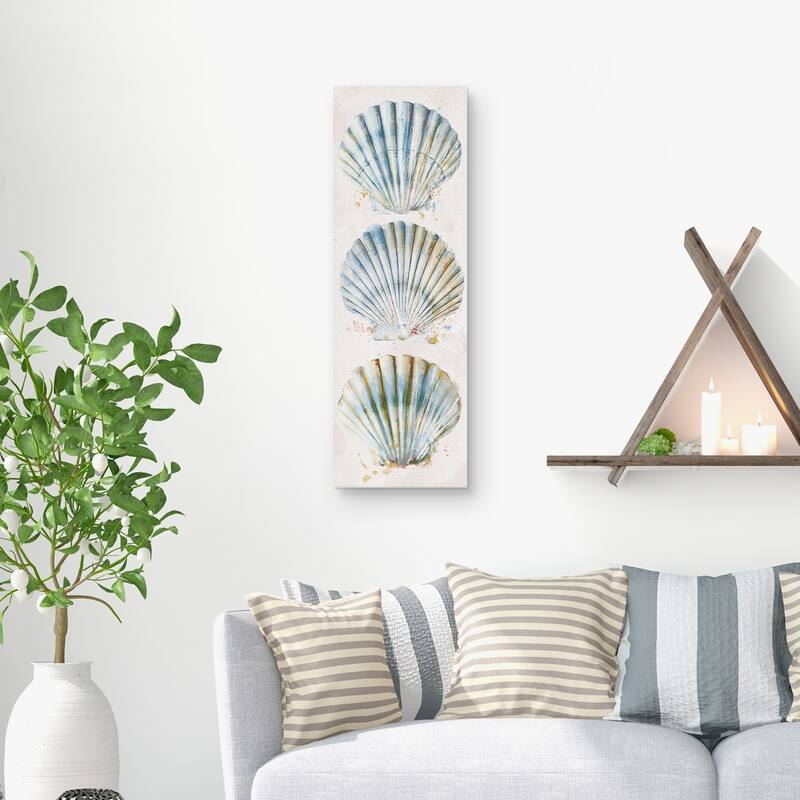 Shell Panel I by Studio Arts Canvas Art Print