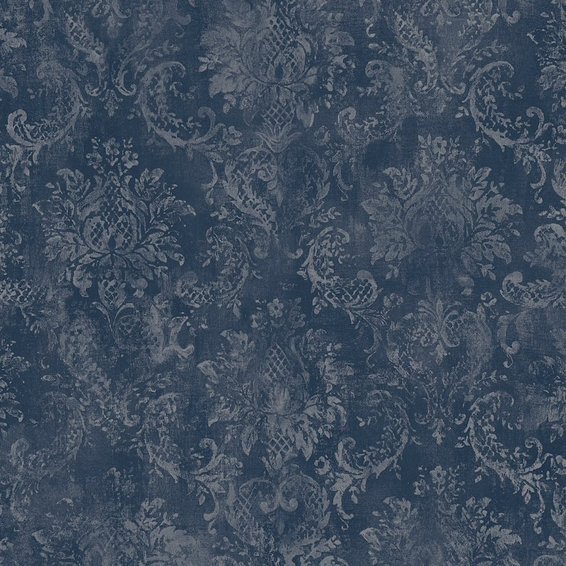 Canvas Damask Pinecrest 32.7 Ft. x 20.5 In. Canvas Damask Wallpaper
