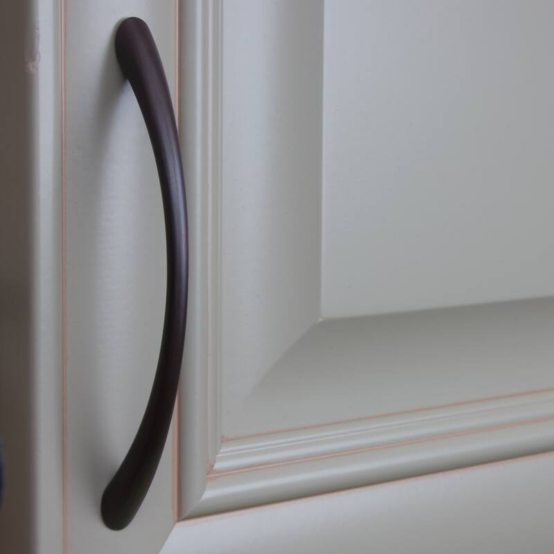 GlideRite 5-Pack 5 in. Oil Rubbed Bronze Center Cabinet Loop Pulls - Oil Rubbed Bronze