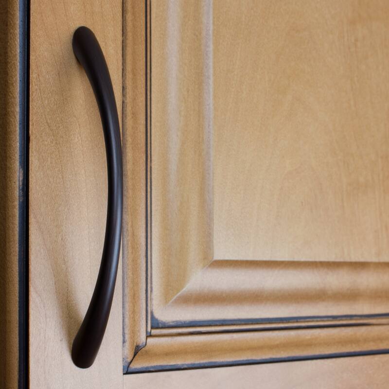GlideRite 5-Pack 5 in. Oil Rubbed Bronze Center Cabinet Loop Pulls - Oil Rubbed Bronze