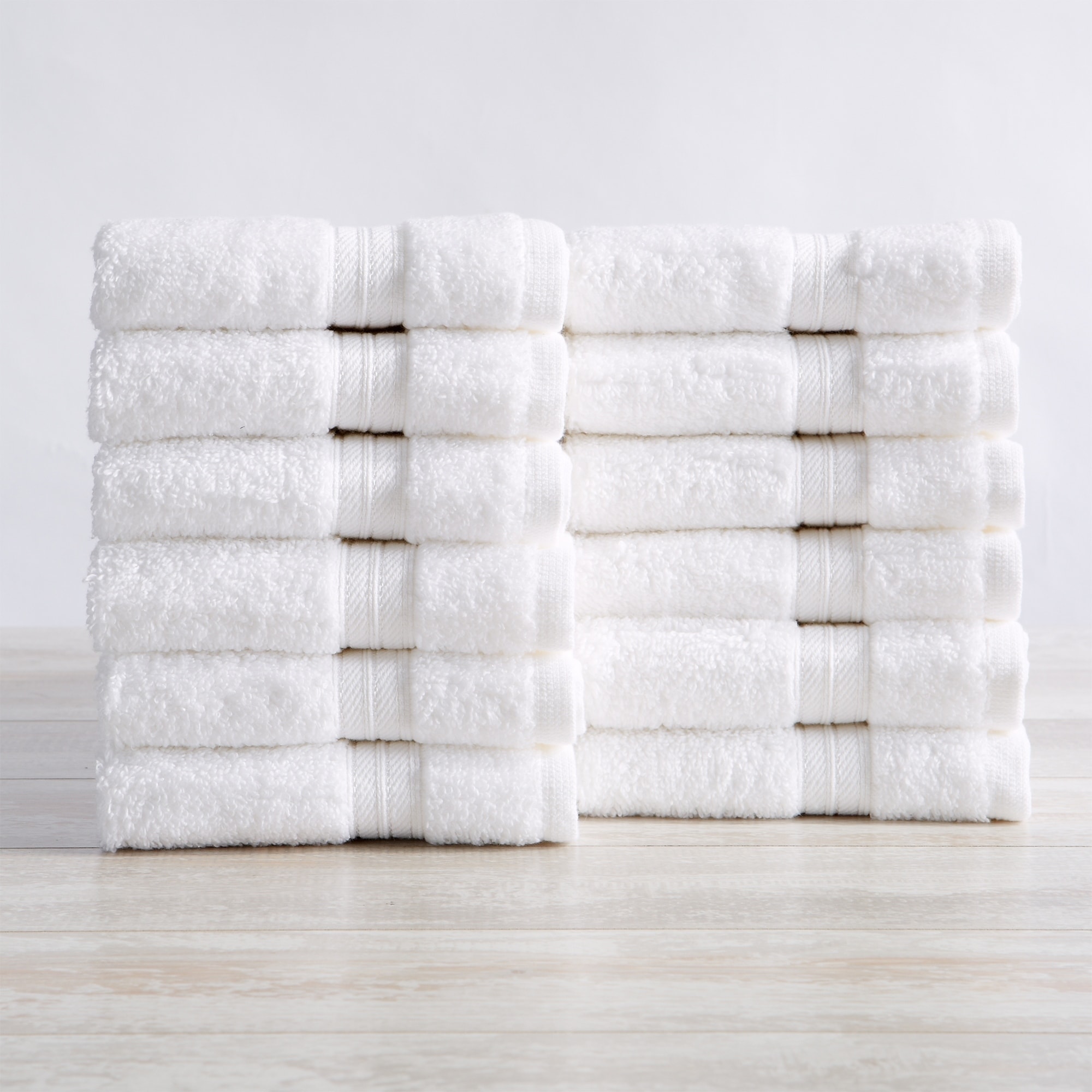 Great Bay Home Cooper Quick Dry Cotton Bath Towels & Sets - 6 Piece Set - Seagreen