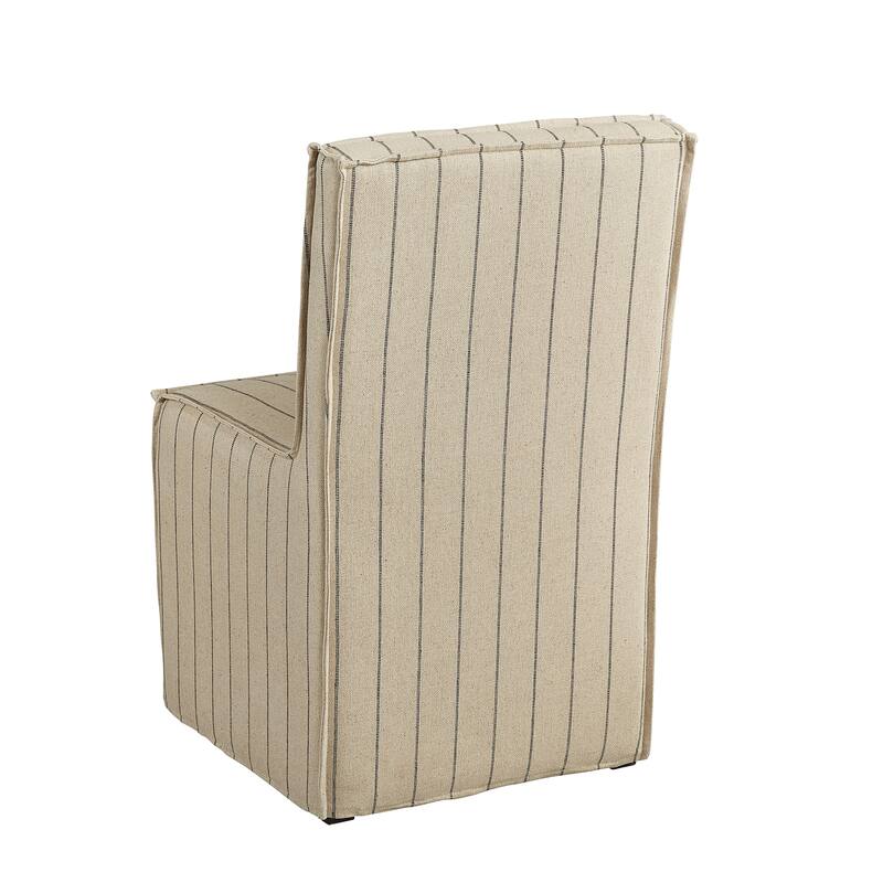 Port Warwick Linen Slipcovered Modern Side Chair