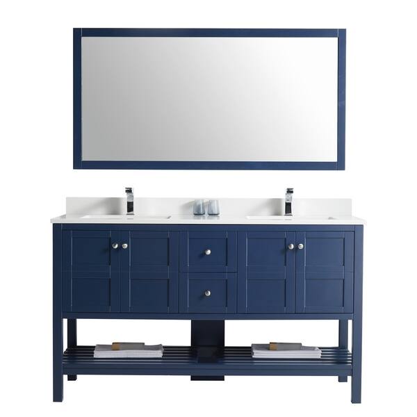 Shop Two Door Four Drawer Soft Close Bathroom Cabinet Without Mirror On Sale Overstock 30955356