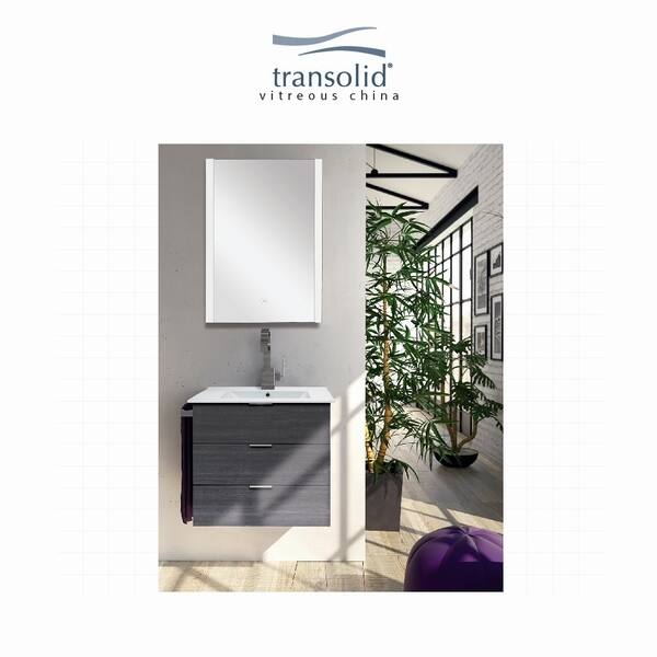 Transolid Juliette 49 In Vitreous China Vanity Top With Transolid Juliette 49 In Vitreous China