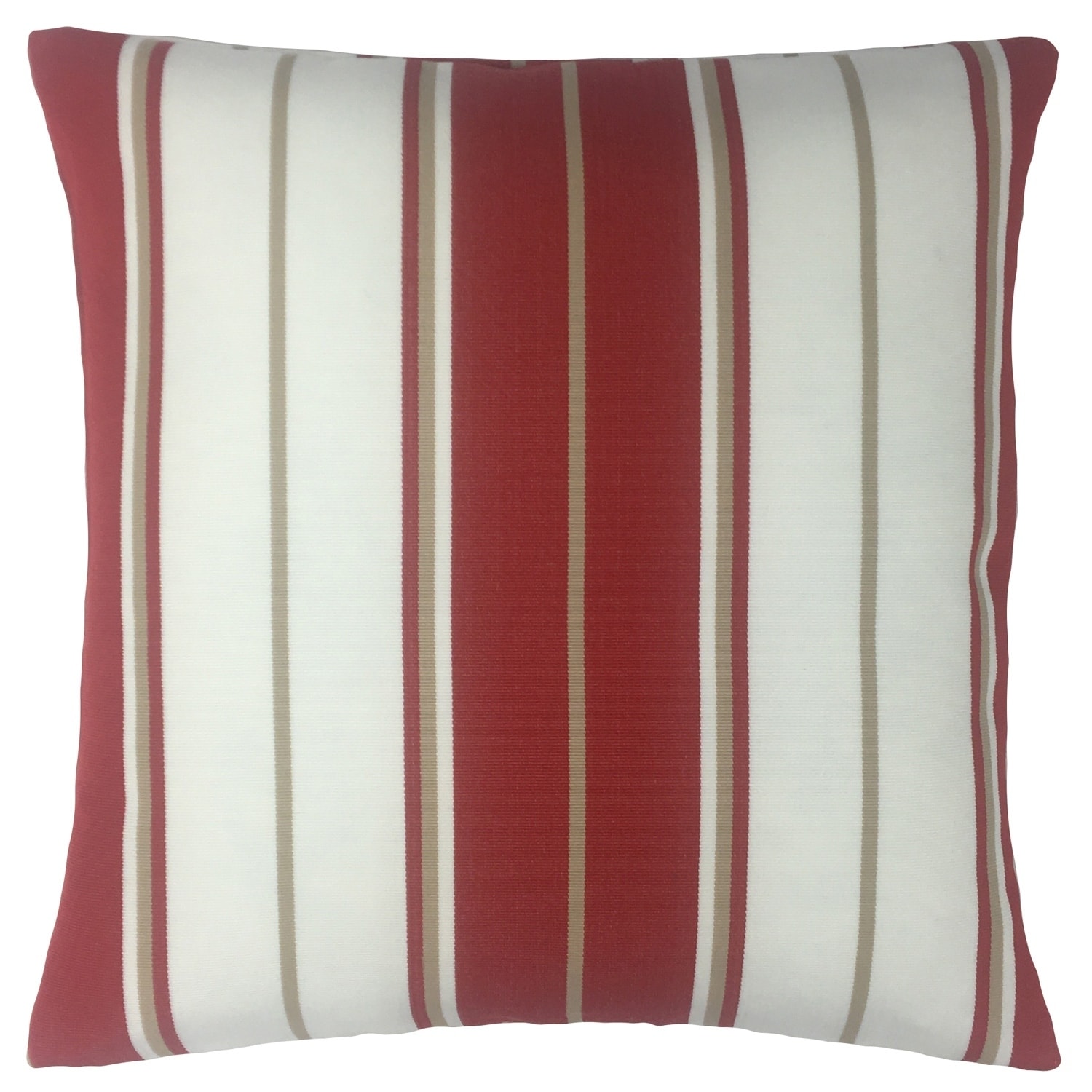 Red And White Striped Outdoor Throw Pillow Overstock 30956506