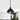 Cynthia Matte Black 1-Light Bowl Metal Shade Pendant Light