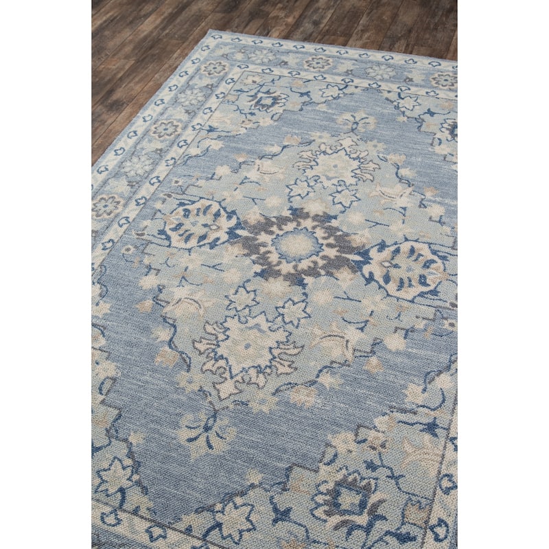 Momeni Anatolia Wool and Nylon Traditional Medallion Area Rug