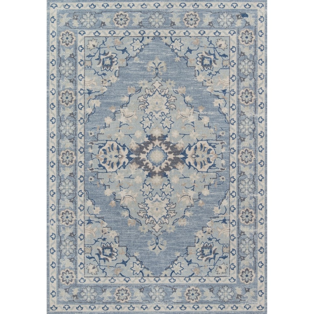 Momeni Anatolia Wool and Nylon Traditional Medallion Area Rug