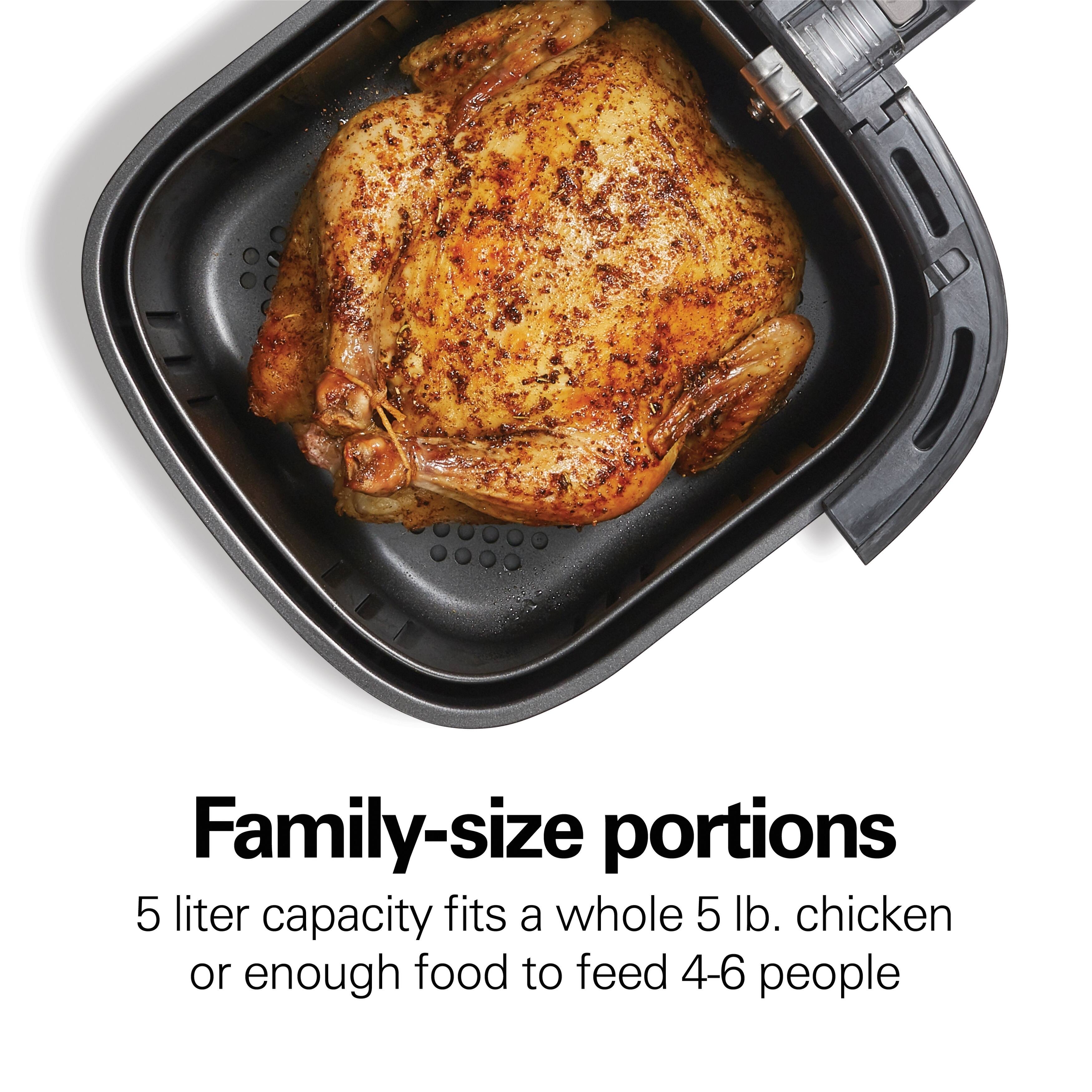 Hamilton Beach 5 Liter Digital Stainless Steel Air Fryer Bed Bath