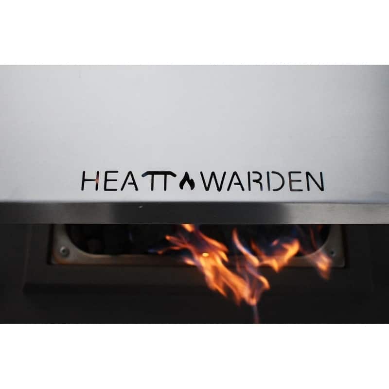 Heat Warden Fire Pit Heat Deflector in Stainless Steel Bed Bath