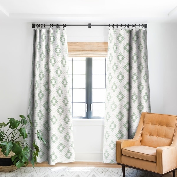 Deny Designs Watercolor Shibori Boho Blackout Curtain Panel 84' Inches (As Is Item). Opens flyout.