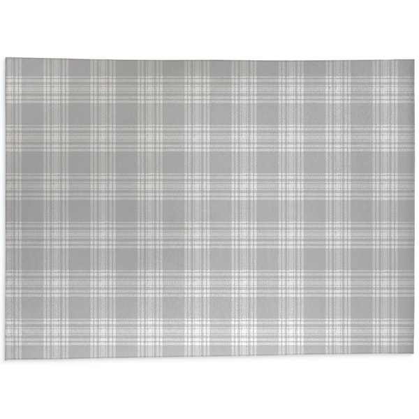 SOHO PLAID LIGHT GREY Kitchen Mat By Kavka Designs Bed Bath & Beyond
