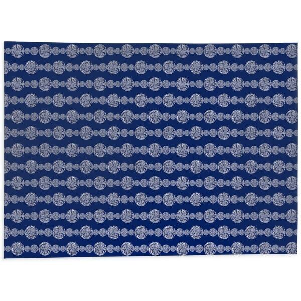 GRACE COBALT BLUE Kitchen Mat By Kavka Designs Bed Bath & Beyond