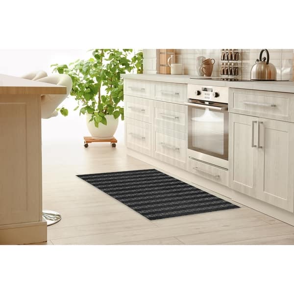 DUNE BLACK Kitchen Mat By Kavka Designs Bed Bath & Beyond 30961413